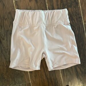 Free People Movement Never Better 5" Bike Shorts Size Small Pale Pink